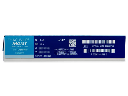 Acuvue Moist with LACREON Contact Lenses - Daily- Pack OF 90