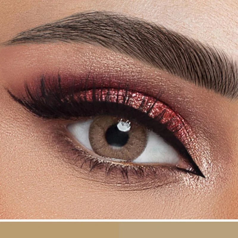 Rosa Belle Colored Lenses (HAZEL ROSETTE) Contact Lenses - Monthly - Pack of 2