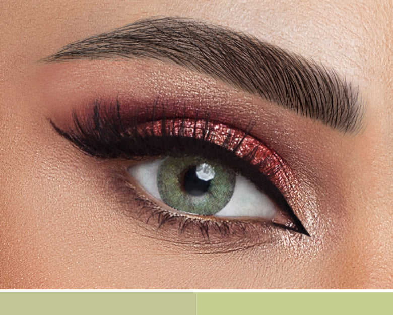 Rosa Belle Colored Lenses (EMERALD GREEN) Contact Lenses - Monthly - Pack of 2
