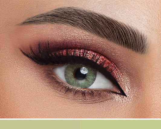 Rosa Belle Colored Lenses (EMERALD GREEN) Contact Lenses - Monthly - Pack of 2