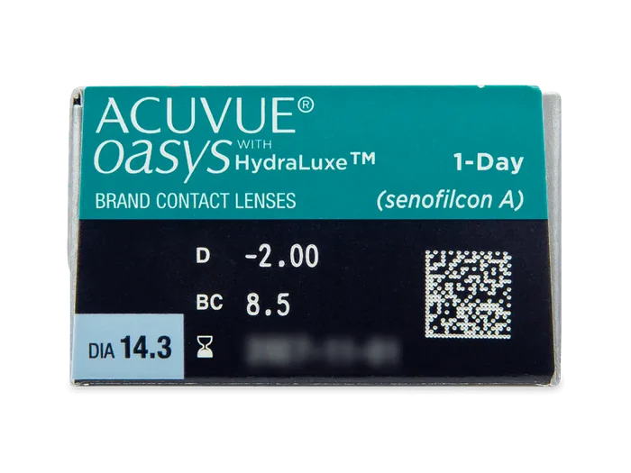 Oasys 1-Day with Hydraluxe Clear Contact Lenses - Pack of 30 Alternate
